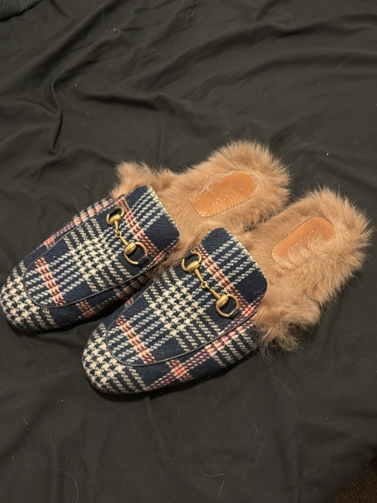 Gucci Fur Slippers